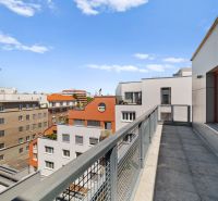 View from the balcony of a 3-room apartment on Dunajská Street in Bratislava - Old Town.