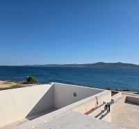A view of the Adriatic Sea from the terrace of a 3-room apartment in Sukošan.