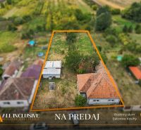 Aerial view of a family house in Bátorove Kosihy with two roof structures.