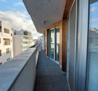 Balcony on Legionárska Street in Trenčín at a 2-room apartment with a view of the city.