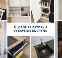 3-room apartment with storage spaces in the kitchen and equipment.