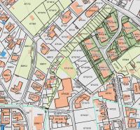 Cadastral map of the area in Bratislava - Nové Mesto on Lopúchova Street, Land - residential.