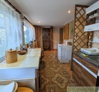 Rustic hallway with carpet and wooden decor in a family house.