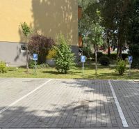 Parking spaces in front of a 3-room apartment on Pred poľom Street in Trenčín.