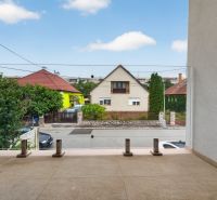 View from the terrace of a family house on Vážska Street in Trenčín.