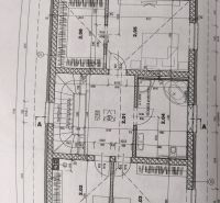 Floor plan of a family house in Zlaté Moravce with three bedrooms and a bathroom.