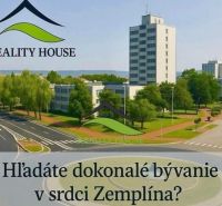Real estate agency offer for housing in the center of Zemplín, with a view of greenery.
