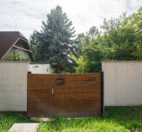 Gate and fence at Recreational Grounds in Bratislava - Devín on Devínska Road.