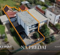 A family house in Trstice with marked land and surrounding buildings.