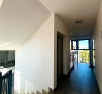 A staircase with a view of the surroundings in a 3-room apartment on Obrody Street, Košice - Západ district.