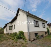 A family house on Brestovska Street in Humenne surrounded by green vegetation and a paved walkway.