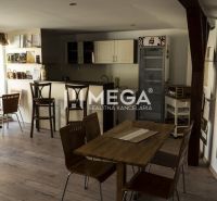Interior with wooden furniture, bar, and floor with wooden decor in hotels and guesthouses.