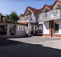The building of the guesthouse on Štefánikova Street in Humenné, popular for accommodation in hotels and guesthouses.