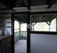 Interior with a view of the porch and shelves, Gardens in the ZO Poniklec area, Humenné.