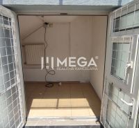 Commercial premises with open doors, tiles, and a radiator.