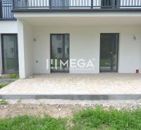 Terrace with a tiled floor at a 3-room apartment in Strážske on Pod Hradom Street.