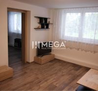 Living room in a family house with a wooden decor floor and furniture.