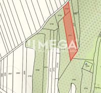 Cadastral map in the area of Jasenov, Jasenov Street, with highlighted area for special properties.