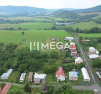 Aerial view of nature in Oľšinkovo, a local street designated for residential plots.