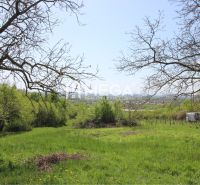 Gardens in Trnava pri Laborci with a view of greenery, meadows, and scattered trees.