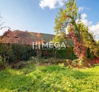 An overgrown family house in Petrovce surrounded by greenery and autumn colors.