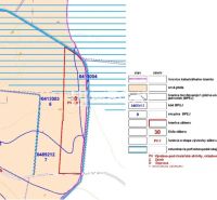 Cadastral map of special properties with boundaries and parcel numbers.