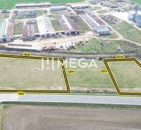 Parcels in the Hriadky production premises with exact land dimensions.