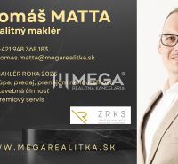 Real estate agent's business card with contacts and list of services.