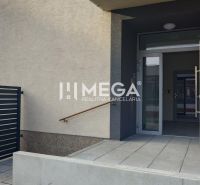 Entrance to the offices on Laborecká Street in Humenné with a modern gate.