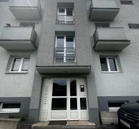 Entrance to the apartment building on Drotárska cesta, Bratislava - Staré Mesto.