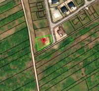 Aerial view of residential plots in the Malagová area, Modra.