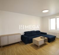 Living room in a two-room apartment with a sofa, a dresser, and a wooden decor floor.