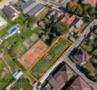 Aerial view of a residential plot in Malé Blahovo, Dunajská Streda.