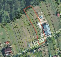 Aerial view of residential plots in Švošov.