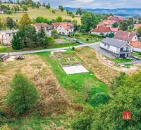 Plots - housing in Detva with a view of the surrounding houses and natural scenery.