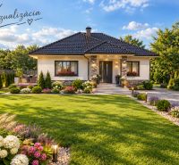 A family house in Jasová with a landscaped garden and lighting, category Land - housing.