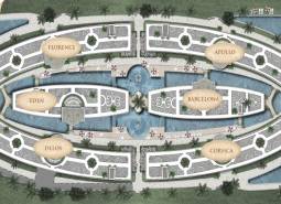 A plan for building apartments with modern complexes of various names in Pattaya.
