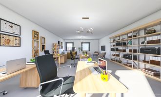 Commercial space, office space and parking spaces-rental
