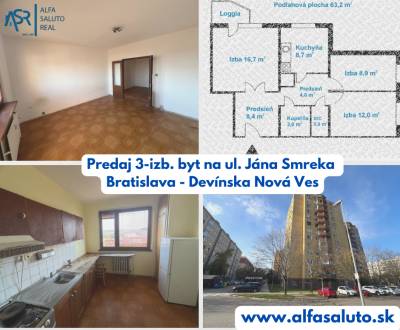 Sale Two bedroom apartment, Two bedroom apartment, Jána Smreka, Bratis