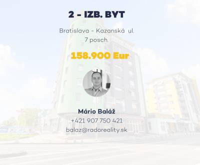 Sale One bedroom apartment, One bedroom apartment, Kazanská, Bratislav