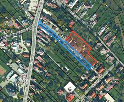 Predaj pozemkov vo Vranove nad Topľou, mestská časť Čemerné.
