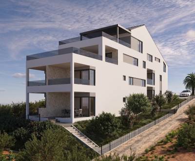 New building PAG/MANDRE - Your new apartment by the Slovak sea with a sea view, Mandre