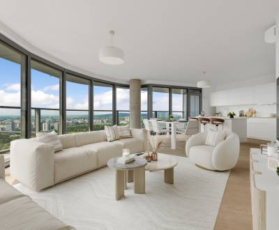 THE HOME︱EUROVEA TOWER - exclusive 3-bedroom apt. w/ Danube view, 33th