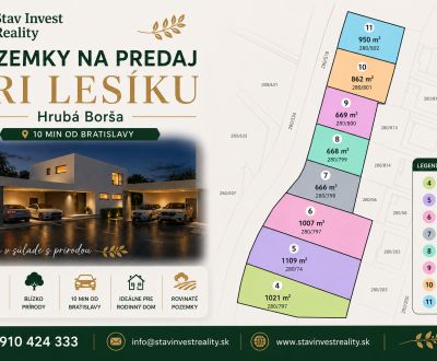 Sale Land – for living, Land – for living, Šalviová, Senec, Slovakia