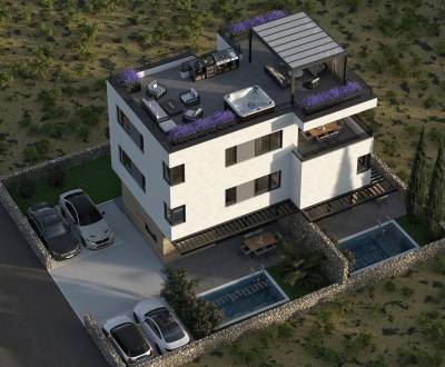 CROATIA - Apartment with roof terrace - MANDRE, island Pag