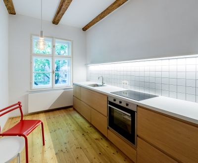 Beautiful, designer 1bdr apt 52 m2, renovated, cellar