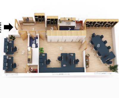 Commercial space in attractive location, Justičná Str., Bratislava I