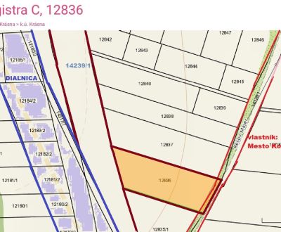Sale Land plots - commercial, Land plots - commercial, Košice - Krásna