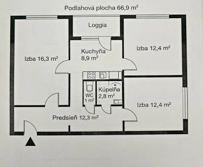 Sale Two bedroom apartment, Two bedroom apartment, Korytnická, Bratisl