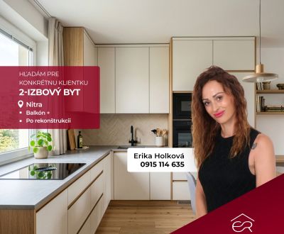 Searching for One bedroom apartment, One bedroom apartment, Nitra, Slo